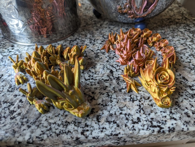 Oster- und Rosendrache